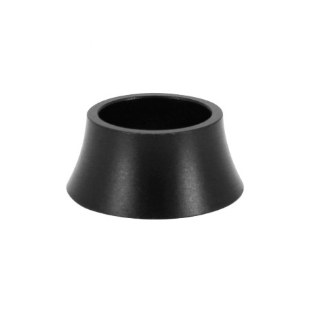 ENTRETOISE CONIQUE VTT ERGOTEC ALUMINIUM NOIR-SABLE POUR TUBES DE FOURCHE 1 1-8  20 mm