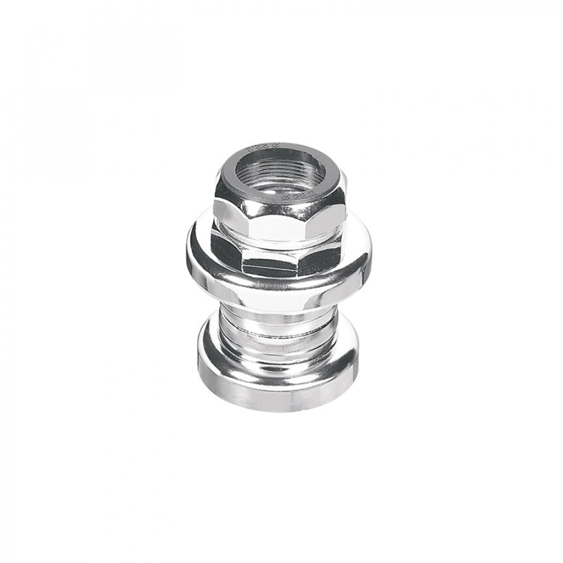 JEU DIRECTION FILETE 1" (PIVOT FOURCHE 22,2 INTERIEUR-30.0 EXTERIEUR-CONE 26,4) ERGOTEC S101GK ACIER NOIR A BILLE