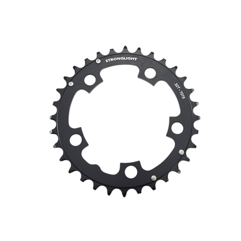 PLATEAU VTT TRIPLE DIAM  94 INTERM 32 DTS NOIR 5 BRANCHES ALU 7075 STRONG 9V