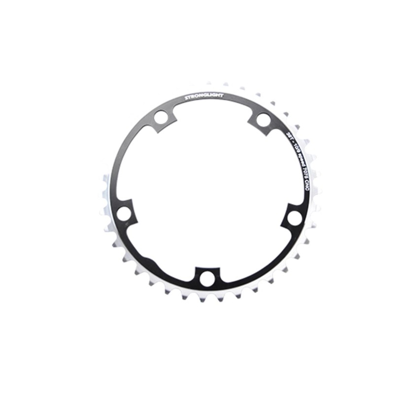 PLATEAU ROUTE DIAM 130 INTER 38DTS NOIR ALU 7075 STRONG 8/9/10V. 5 BRANCHES