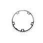 PLATEAU ROUTE DIAM 130 INTER 38DTS NOIR ALU 7075 STRONG 8/9/10V. 5 BRANCHES