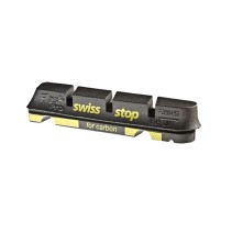 PATIN DE FREIN ROUTE SWISSSTOP -BLACK PRINCE FLASHPRO- POUR SHIMANO-SRAM JANTE CARBONE GOMME NOIRE