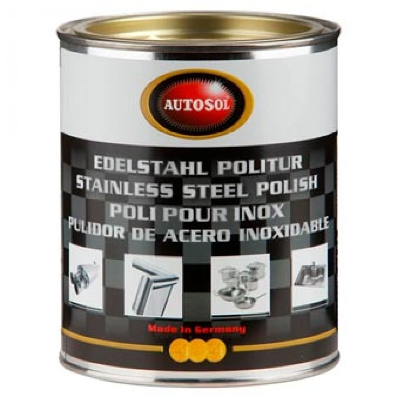 AUTOSOL STAINLESS STEEL POLISH (POT 750ML) - POUR APPLICATION SUR ACIER INOXYDABLE