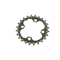PLATEAU VTT TRIPLE DIAM  64 INTER 24DTS NOIR 4 BRANCHES SHIMANO ORIGINE SLX M660 10V.