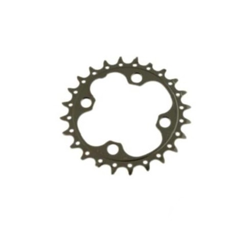 PLATEAU VTT TRIPLE DIAM  64 INTER 24DTS NOIR 4 BRANCHES SHIMANO ORIGINE SLX M660 10V.