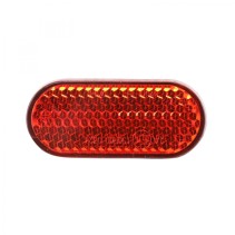 REFLECTEUR - CATADIOPTRE TIGE DE SELLE ROUGE ADHESIF - 50X22 (VENDU A L'UNITE)