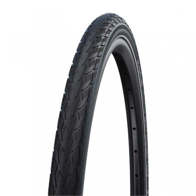 PNEU URBAIN 26X1 3/8 TR SCHWALBE DELTA CRUISER PLUS TT NOIR (37-590) - 4026495906753