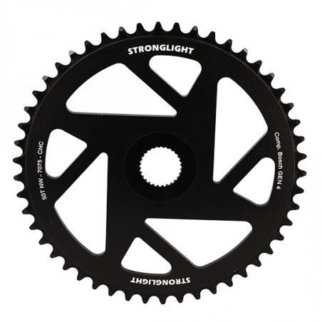 PLATEAU E BIKE/VAE MONO DIRECT MOUNT  50DTS ALU 7075 NOIR STRONG COMP. BOSCH GEN4 NW