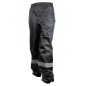 PANTALON DE PLUIE WATERPROOF NOIR AVEC REFLECTEUR TAILLE  M (HOMOLOGUE CE) -TAILLE 1.68 à 1.78m