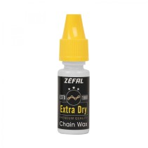 LUBRIFIANT VELO CHAINE ET DERAILLEUR ZEFAL DRY WAX POUR CONDITION SECHE OU POUSSIEREUSE (BURETTE 10ml) - IDEAL POUR EMMENER