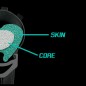 MOUSSE ANTICREVAISON PNEU VTT TUBELESS LOOP LIGHT 68GRS POUR ROUE 26"-27.5"-29" de 2.1 à 2.40 (VENDU A l'UNITE)