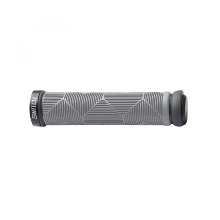 POIGNEE CITY-VTT SWITCH KALEIDO AVEC LOCK-ON GRIS (PAIRE)