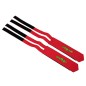 COURROIE CALE PIED LARGE ROUGE AVEC SCRATCH (PAIRE) POUR FIXIE ...
