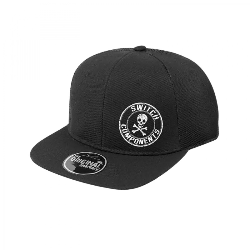 CASQUETTE SWITCH NOIRE TETE DE MORT NOIRE