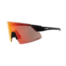 LUNETTES VELO GIST ADULTE TOCK MONTURE NOIRE (3 VERRES INTERCHANGEABLES ROUGE-TRANSPARENT-ORANGE TRANPARENT - PROTECTION 100%