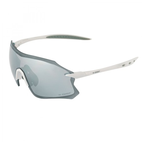 LUNETTES VELO GIST ADULTE PACK MONTURE BLANC - PROTECTION 100% UV - UVA - UVB) ULTRA LEGERE