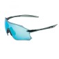 LUNETTES VELO GIST ADULTE PACK MONTURE NOIRE VERRES SOLAIRES MIROIR BLEU - PROTECTION 100% UV - UVA - UVB) ULTRA LEGERE