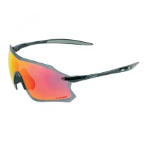 LUNETTES VELO GIST ADULTE PACK MONTURE NOIRE VERRES SOLAIRES MIROIR ROUGE - PROTECTION 100% UV - UVA - UVB) ULTRA LEGERE