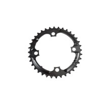 PLATEAU VTT TRIPLE DIAM 104 INTERM 36DTS NOIR 4 BRANCHES SHIMANO ORIGINE DEORE M590 9V
