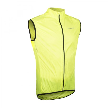 COUPE VENT GIST JAUNE FLUO SANS MANCHE XL -5258