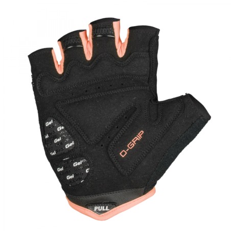 GANTS VELO COURT GIST D-GRIP GEL ETE ORANGE FLUO L (PAIRE SUR CARTE) AVEC VELCRO  -5511