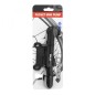 Pompe mini route-vtt giyo gp resine noir telescopique vp-vs (fixation porte bidon ou poche maillot) (sur carte) - lg 177mm et