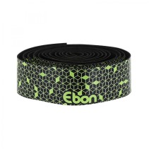 Ruban de guidon - cintre Newton ebon noir degrade vert avec bouchons (confortable epaisseur 2.6mm)