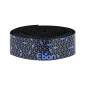 Ruban de guidon - cintre Newton ebon noir degrade bleu avec bouchons (confortable epaisseur 2.6mm)