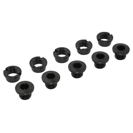 INTRAVIS PEDALIER ALU NEWTON NOIR MONO PLATEAU (JEU DE 5)