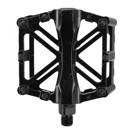 PEDALE VTT - BMX P2R PLATEFORME ALU NOIRE 1-2" (PAIRE)