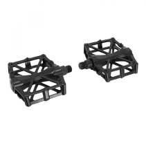 PEDALE VTT - BMX P2R PLATEFORME ALU NOIRE 9-16" (PAIRE)