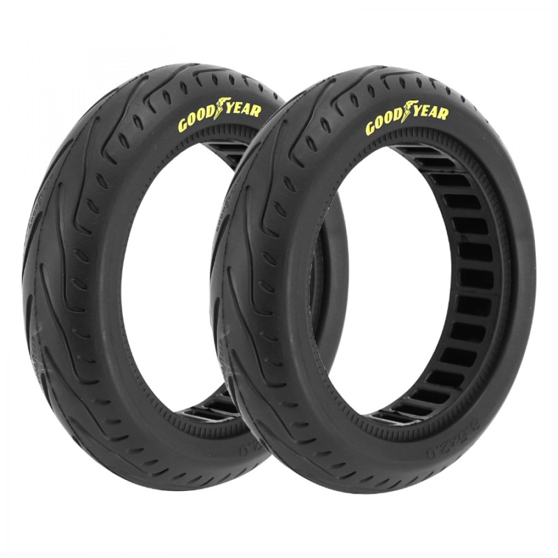 PNEU TROTTINETTE  8.5 X 2.00 GOODYEAR NOIR ANTI-CREVAISON (VENDU PAR 2 SUR CARTE) - PNEU PLEIN