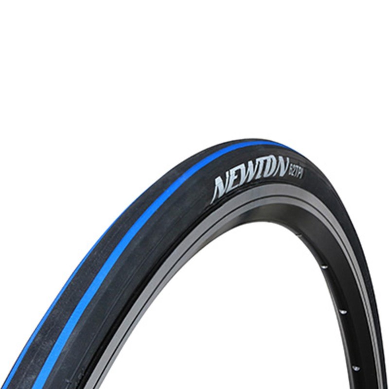 Pneu route 700 x 23 Newton e-01 noir liserets bleu ts (23-622)