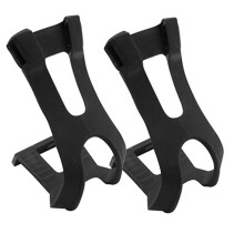 CALE PIED VTT NEWTON RESINE NOIR POUR COURROIE (PAIRE)