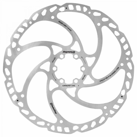 Disque de frein vtt 6 trous swissstop catalyst one 220mm  (niveau top qualite)