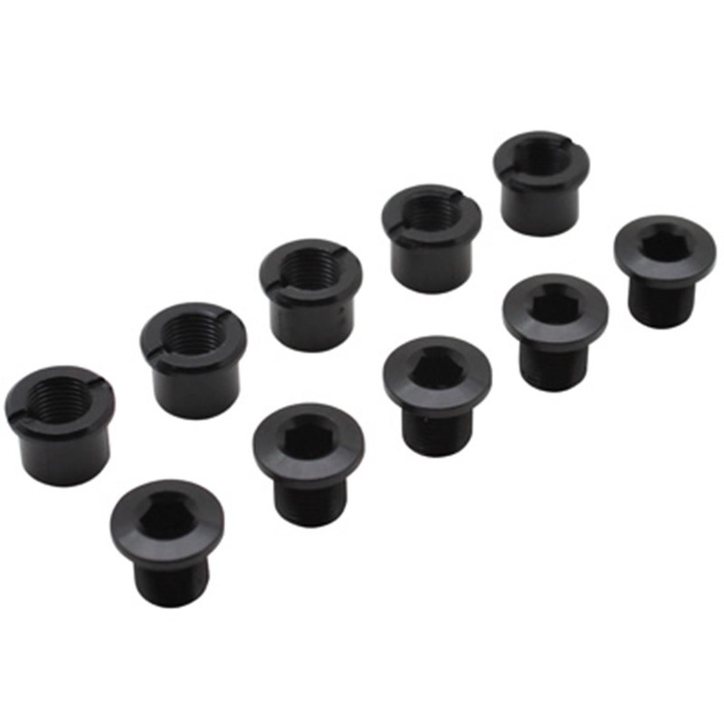 INTRAVIS PEDALIER ALU NEWTON NOIR DOUBLE PLATEAU (JEU DE 5)