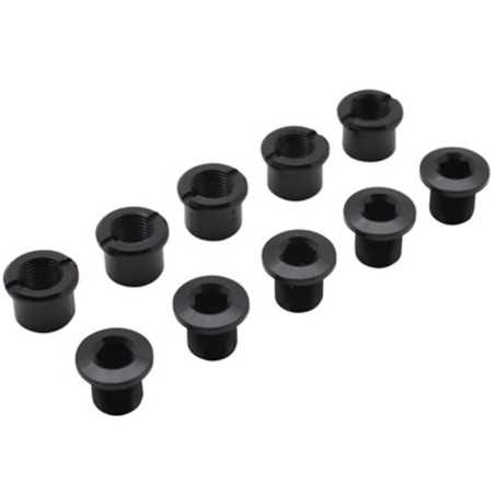 INTRAVIS PEDALIER ALU NEWTON NOIR DOUBLE PLATEAU (JEU DE 5)