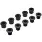 INTRAVIS PEDALIER ALU NEWTON NOIR DOUBLE PLATEAU (JEU DE 5)