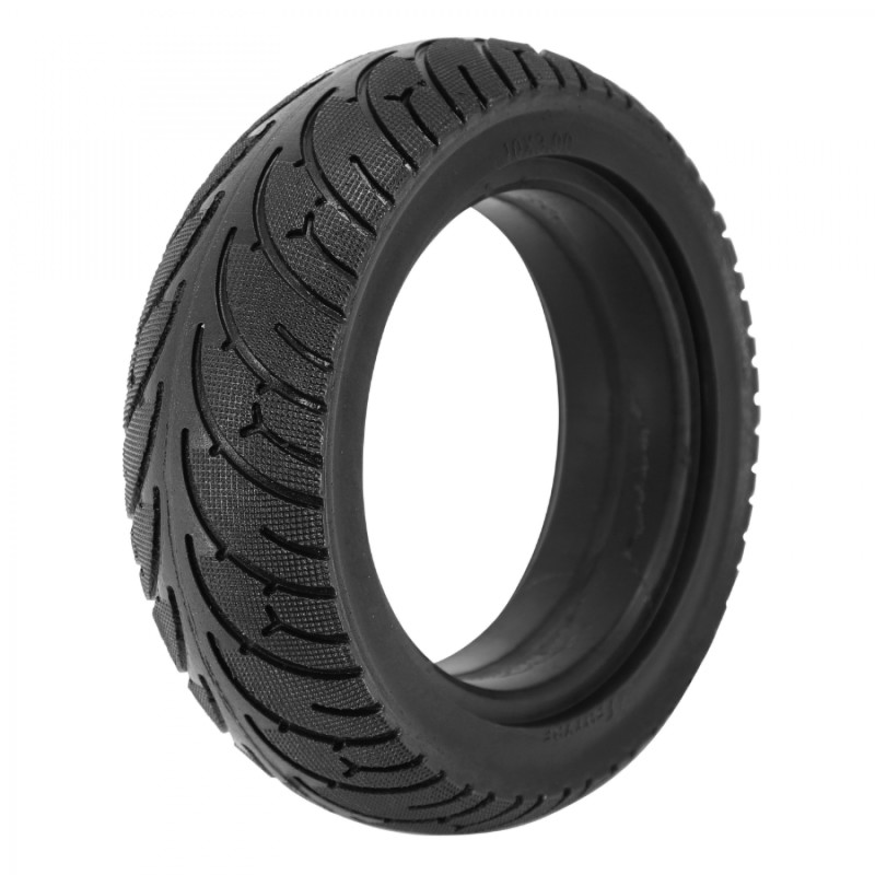 PNEU TROTTINETTE 10 X 3.00 NOIR - PNEU PLEIN