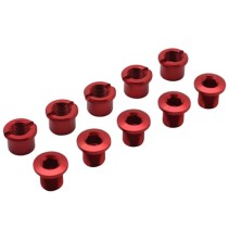 INTRAVIS PEDALIER ALU NEWTON ROUGE DOUBLE PLATEAU (JEU DE 5)