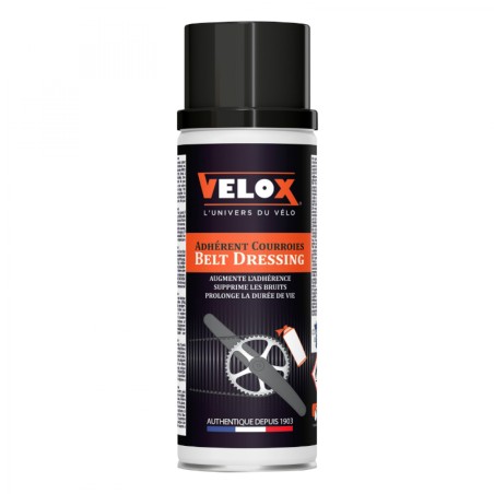 LUBRIFIANT VELO VELOX ADHERENT COURROIE POUR VAE (AEROSOL 200ml)