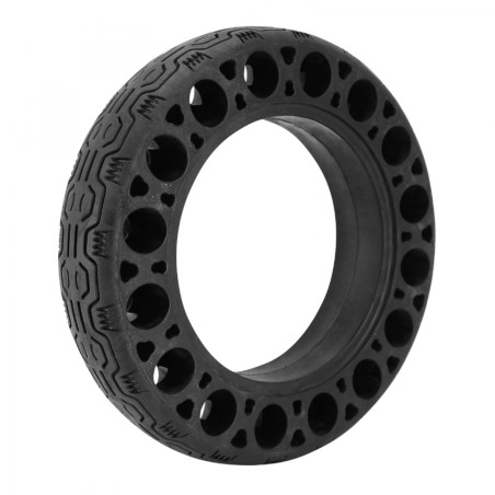 PNEU TROTTINETTE 60-70-6.5  NOIR ALVEOLE - PNEU PLEIN (POUR NINEBOT MAX G30 ET AUTRES)