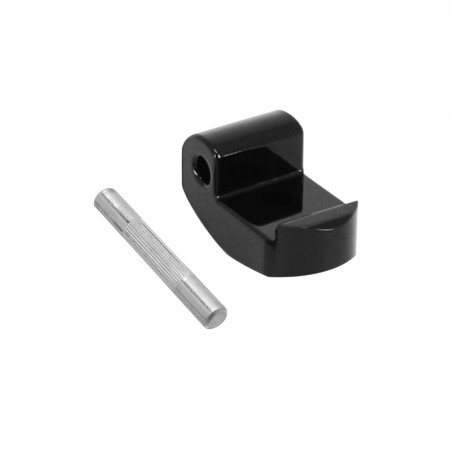 LOQUET-BLOCAGE CHARNIERE DE VERROUILLAGE RENFORCE POUR TROTTINETTE XIAOMI M365, 1S, ESSENTIAL, PRO, PRO 2 ACIER NOIR (AVEC
