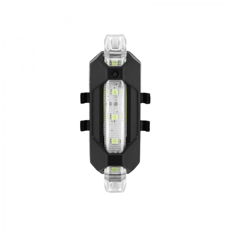 VOYANT LUMINEUX POUR ESSIEUX ARRIERE DE TROTTINETTE XIAOMI M365, PRO BLANC (RECHARGEABLE USB)  -SELECTION P2R-