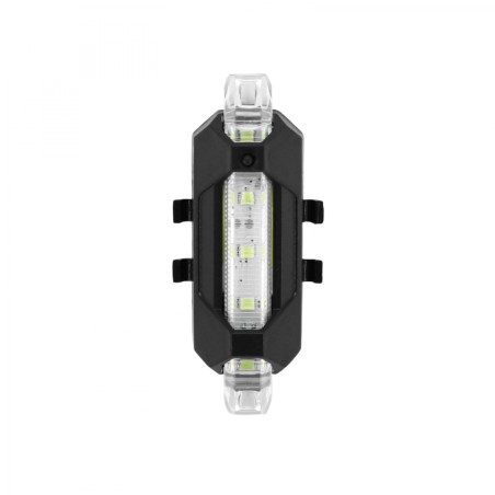 VOYANT LUMINEUX POUR ESSIEUX ARRIERE DE TROTTINETTE XIAOMI M365, PRO BLANC (RECHARGEABLE USB)  -SELECTION P2R-