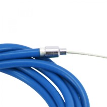 TRANSMISSION DE FREIN POUR TROTTINETTE XIAOMI PRO, PRO 2 BLEU 1,80 M (CABLE   GAINE)  -SELECTION P2R-