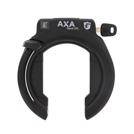 ANTIVOL VELO FER A CHEVAL AXA BLOCK XXL NOIR GRANDE OUVERTURE 58mm NOIR (SANS FIXATION)  - SECURITE NIVEAU 12-15 - HOMOLOGUE