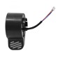 COMMANDE - GACHETTE ACCELERATEUR POUR TROTTINETTE NINEBOT ES , E SERIES NOIR-GRIS  -SELECTION P2R-
