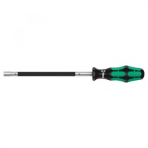 TOURNEVIS A TETE FLEXIBLE WERA 391 EMBOUTS 6 PANS-ALLEN DIAM 6 mm NOIR-VERT (VENDU A L'UNITE)  -MARQUE ALLEMANDE POUR LES