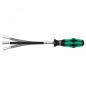 TOURNEVIS A TETE FLEXIBLE WERA 391 EMBOUTS 6 PANS-ALLEN DIAM 6 mm NOIR-VERT (VENDU A L'UNITE)  -MARQUE ALLEMANDE POUR LES